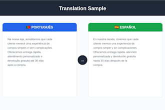 translate and localize content between portuguese and spanish