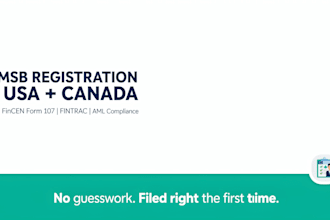 do US and canada msb registration, fincen and fintrac compliance filing