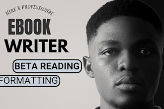 do ebook writing and formatting