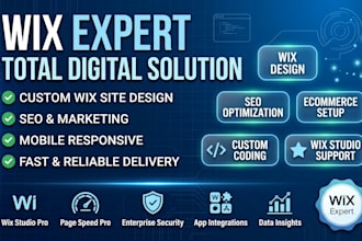 design and or redesign wix website, online store, automations, API integrations