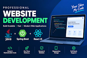 develop an end to end web project