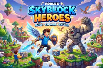 create roblox games, simulator games, obby games, and custom systems