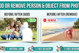 remove or add person or object from photo professionally