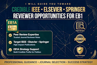 guide you toward credible ieee elsevier springer reviewer opportunities for eb1
