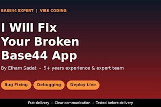 fix bugs, debug and deploy your base44 app