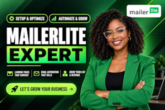 setup mailerlite email marketing mailerlite automation , mailerlite landing page