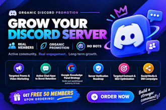 organic discord server promotion, server growth, community hype, discord growth