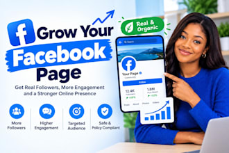 grow your facebook page followers organically with real page promotion