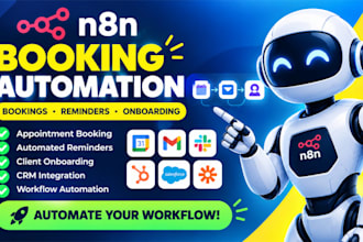 automate appointment booking, reminders and client onboarding with n8n