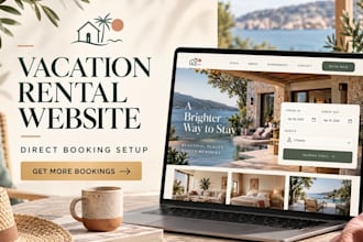 design vacation rental website direct booking airbnb short term lodgify website