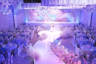 transform your 2d sketch into 3d  luxury wedding reception,indoor venue render