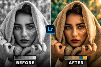 fast delivery cinematic photo color grading and presets