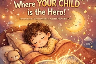 write a personalized  bedtime story starring your child