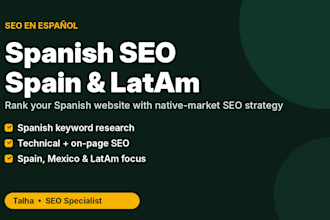 do spanish SEO to rank your website in spain and latin america