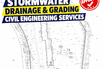 civil 3d, grading plans stormwater drainage, swppp, erosion control, permit plan
