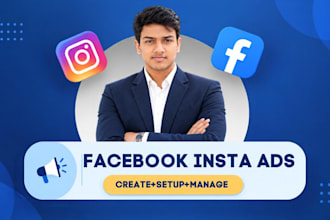 setup and manage facebook ads campaign,instagram ads,fb ads manager