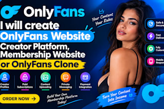 create onlyfans website creator platform membership website or onlyfans clone
