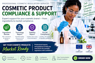 do cosmetic toxicology report, ingredient review and stability testing