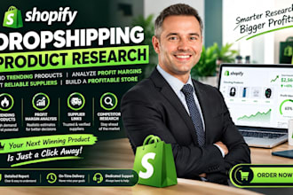 do shopify dropshipping product research and profit margin, trending products
