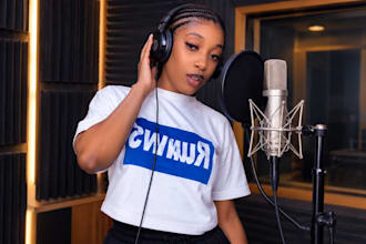 sing custom female dancehall hooks, melodies and chorus vocals for film scenes