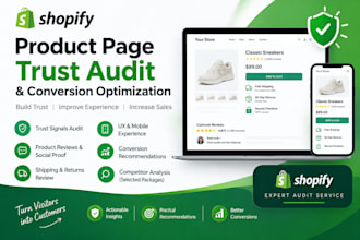 shopify product page trust audit and conversion optimization