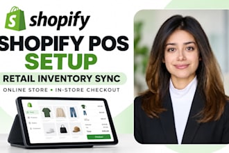do shopify pos setup and retail inventory sync
