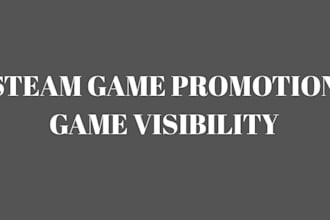 do steam game promotion, game visibility, steam promotion