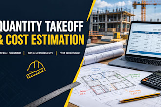 doing construction quantity takeoff and cost estimation
