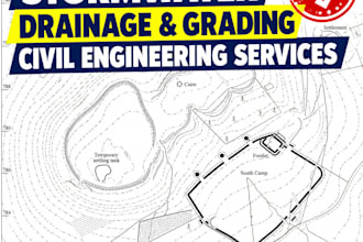 hec ras, hydraulic modeling site plan, grading plans, civil engineering, civil3d