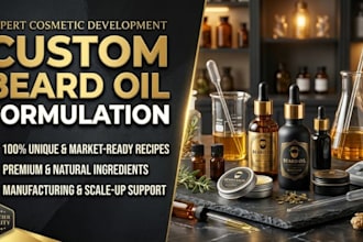 formulate custom beard oil beard balm and grooming products