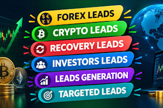 provide verified forex uk usa mexico recovery leads from your targeted country