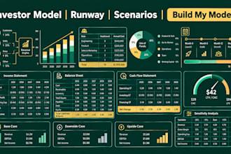 build an investor startup financial model