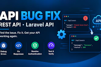 fix laravel API and rest API issues