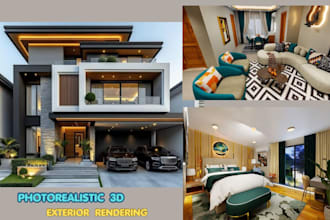 photorealistic 3d interior and exterior renders in 3ds max
