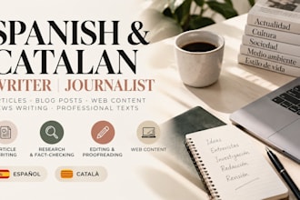 write or translate in spanish and catalan