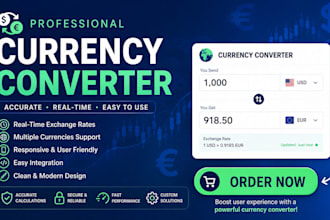 integrate  multi currency converter with live exchange rates