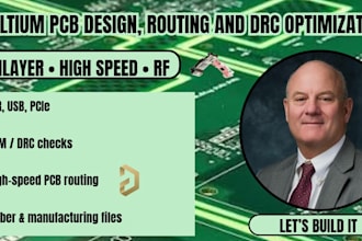 do altium pcb design, routing and drc optimization