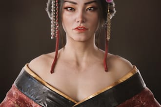 create hyper realistic character 3d metahuman daz 3d model