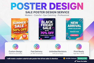 design modern posters and flyers