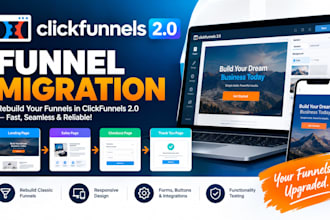 rebuild and migrate your sales funnel to clickfunnels 20