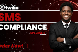 setup twilio SMS compliance, a2p 10dlc and campaign registration