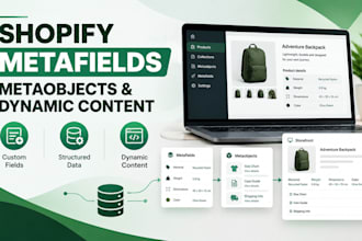 configure shopify metafields, metaobjects, and custom dynamic content