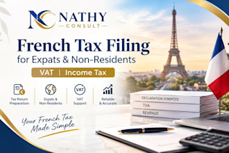 do french tax filing, expat tax returns, non resident income tax and vat