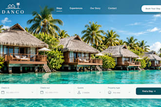 design vacation rental direct booking website short term rental airbnb website