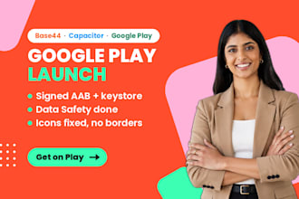 publish base44 app google play base44 android aab data safety form capacitor