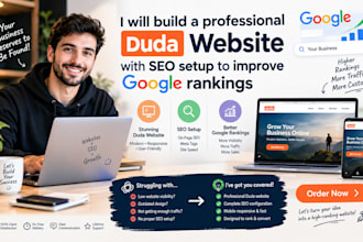 design, redesign or customize duda website with duda aicopilot on duda builder