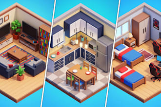 custom roblox furniture pack roleplay assets low poly roblox building props