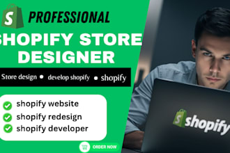 create shopify store design  shopify redesign website drop shipping store