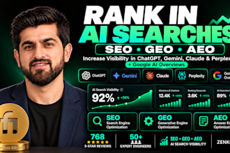 build ai visibility score to rank website in chatgpt, gemini with GEO aeo SEO