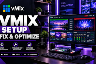 setup vmix for proffessional livestreaming